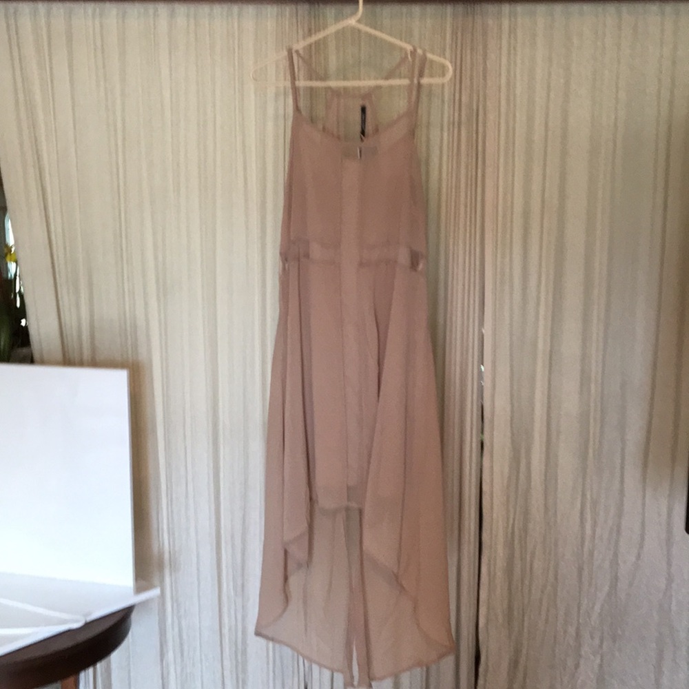 Palest mauve elegant high fashion cross design.